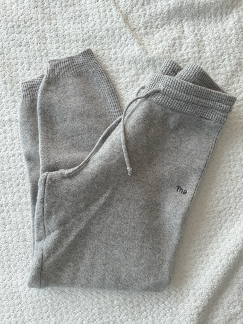 Tna Cashwool Relaxed Grey Pant